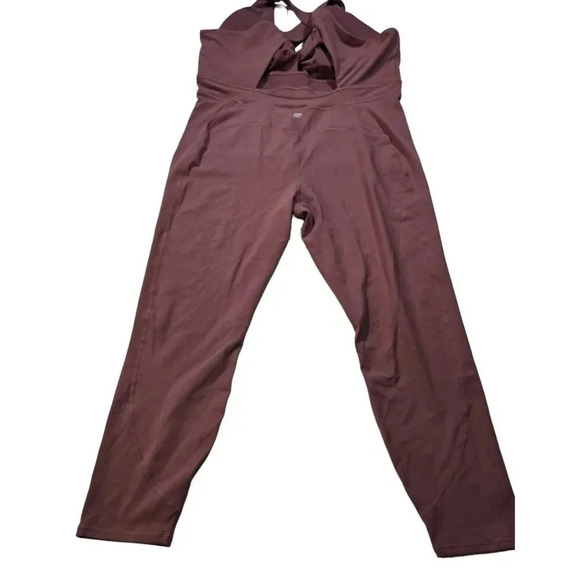 Fabletics PureLuxe Women Twist front oasis size XXL V-Neck Cutout Jumpsuit mauve - Picture 15 of 16